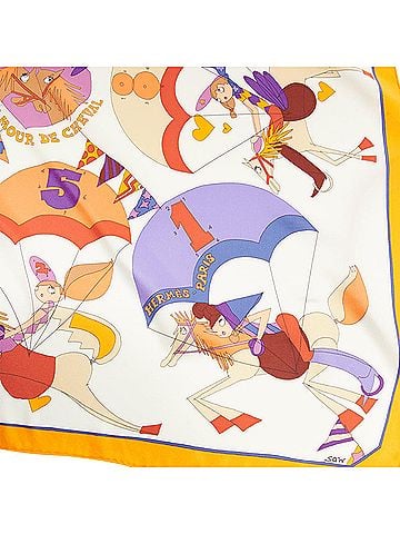 Hermès Hermes silk Un Amour De Cheval print scarf (view 2)