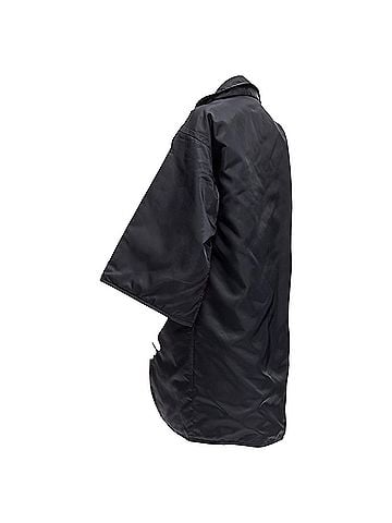 Yohji Yamamoto Yohji Yamamoto armhole cutout padded kimono overcoat (view 2)