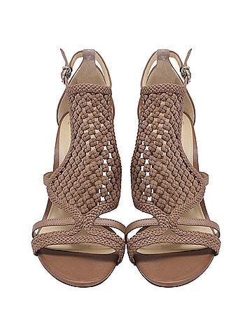 Alexandre Birman  Alexandre Birman Braided Accent Sandal Heels in Brown Leather (view 2)