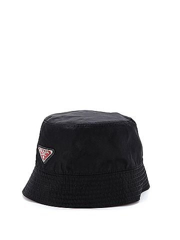 Prada Logo Bucket Hat Re-Nylon (view 1)