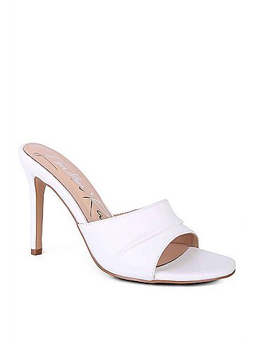 RAG Women's Pleated Strap High Heal Sandal (view 2)
