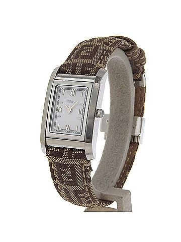 Fendi Fendi 7600L Women's Watch, Stainless Steel and Leather, Quartz Movement, Analog Display, White Dial (view 2)