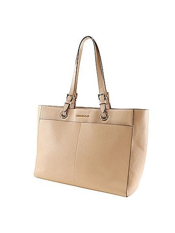 Michael Kors Michael Kors Women's Beige Leather Tote Bag with A4 Magnetic closure (view 2)