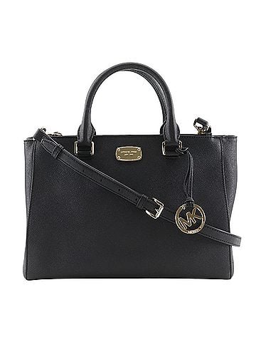 Michael Kors Michael Kors 2-Way Shoulder Handbag 35S6GSOT2L, Black Leather, Crossbody, A4 Size, Magnetic closure, Women's (view 1)