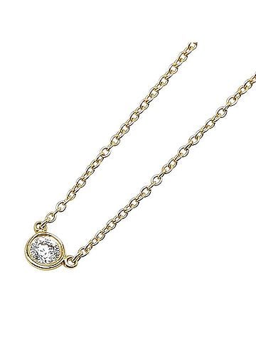 Tiffany Tiffany & Co. by the Yard Diamond Necklace K18YG Yellow Gold Women's TIFFANY (view 1)