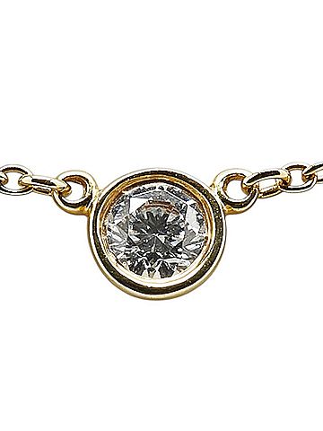 Tiffany Tiffany & Co. by the Yard Diamond Necklace K18YG Yellow Gold Women's TIFFANY (view 2)