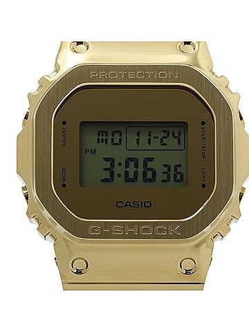 Casio CASIO GSHOCK GM5600YMG9JF Men's Digital Watch, Gold/Black Resin/SS (view 1)