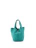 Hermès 100% Leather Green Picotin Lock Bag Clemence PM One size - photo 4