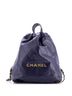 Chanel 100% Leather Blue 22 Chain Backpack Quilted Calfskin Medium One size - photo 1