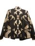 Chico's Black Gold Yellow Coat Size 0 - photo 2
