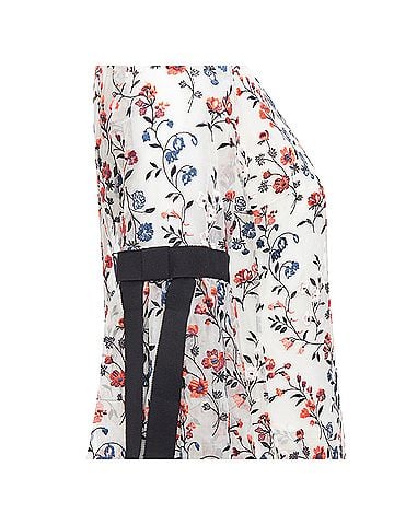 Erdem Erdem lissy silk floral embroidered pleated dress (view 2)