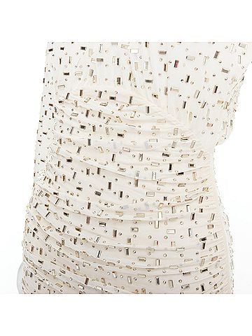 Self-Portrait Self Portrait rhinestone mesh tulle embellished mini dress (view 2)