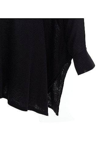 Maison Margiela Maison Margiela silk linen batwing pullover sweater (view 2)