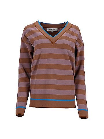 Diane von Furstenberg  Diane Von Furstenberg Striped Sweater in Multicolor Viscose (view 1)