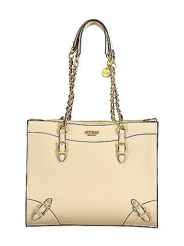 Guess Jeans Beige Polyethylene Women's Handbag (view 1)
