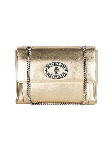 Blumarine Gold Leather Shoulder Women Women's Bag (view 1)