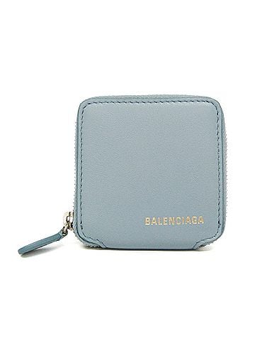Balenciaga Balenciaga Ville 528926 Women,Men Leather Coin Purse/coin Case Light Blue (view 1)