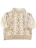 Free People Gilded Cable Knit Embellished Pullover Sweater - photo 1
