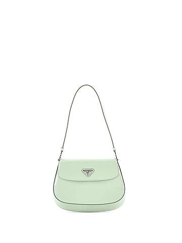 Prada Cleo Flap Shoulder Bag Spazzolato Leather Small (view 1)