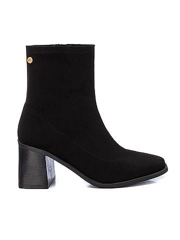 XTI Women's Microfiber Ankle Booties (view 1)