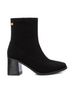 XTI Black Women's Microfiber Ankle Booties Size 9 1/2 - photo 1
