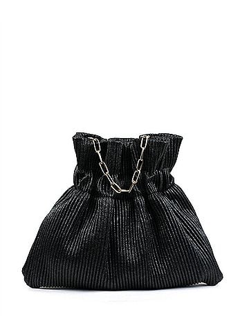 Street Level Women's Ribbed Mini Evening Bag With Chain (view 1)