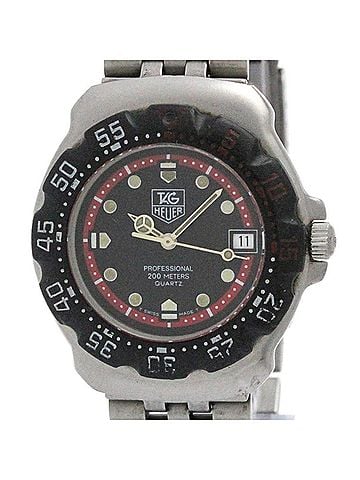 TAG Heuer TAG HEUER Formula 1 Stainless Steel Rubber Quartz Mens Watch 374.513 (view 1)