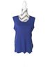 misook Solid Blue Sleeveless Top Size L - photo 1