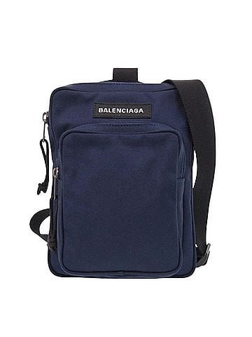 Balenciaga Excellent condition Balenciaga 620260 nylon navy body bag/shoulder bag 0434BALENCIAGA (view 1)