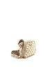 Prada 100% Canvas Plain Tan Symbole Zip Around Shoulder Bag Jacquard One size - photo 3