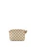 Prada 100% Canvas Plain Tan Symbole Zip Around Shoulder Bag Jacquard One size - photo 4