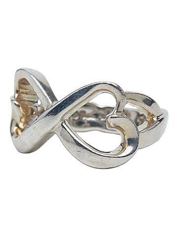 Tiffany Tiffany & Co. Double Loving Heart Ring, SV925 Silver, Women's (view 1)