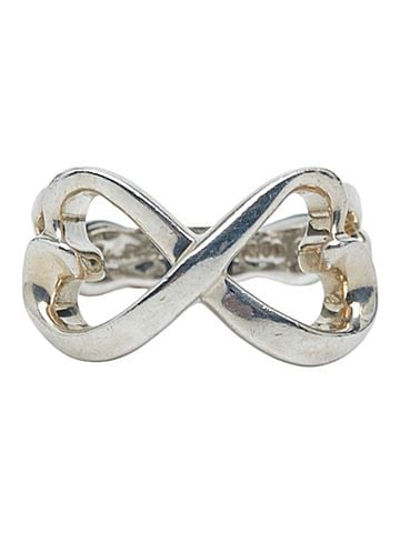 Tiffany Tiffany & Co. Double Loving Heart Ring, SV925 Silver, Women's (view 2)