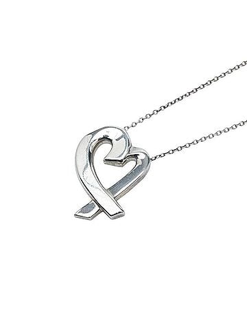 Tiffany Tiffany & Co. Loving Heart Necklace, SV925 Silver, Women's. TIFFANY (view 1)