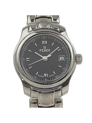 Fendi Fendi Olologi Watch 210L Stainless Steel Quartz Analog Display Black Dial Women's (view 1)