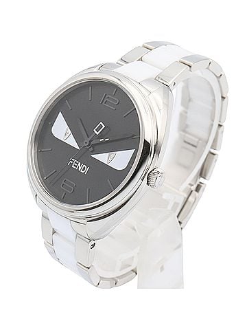 Fendi Fendi Bugs Monster Watch, Stainless Steel, Women's, Black, 21000M (view 2)