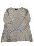 Nanette Lepore Color Block Gray Blue Pullover Sweater Size M - photo 1