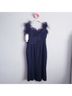 Marchesa Multi Color Blue Cocktail Dress Size 14 - photo 9