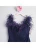 Marchesa Multi Color Blue Cocktail Dress Size 14 - photo 5