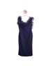 Marchesa Multi Color Blue Cocktail Dress Size 14 - photo 2