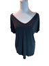 Papermoon Black Short Sleeve Blouse Size M - photo 1