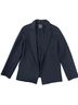 Theory Solid Black Blue Blazer Size 8 - photo 1