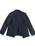 Theory Solid Black Blue Blazer Size 8 - photo 2