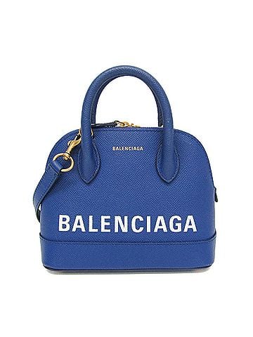 Balenciaga Balenciaga VILLE Top Handle XXS 550646 Women's Leather Handbag,Shoulder Bag Blue (view 1)