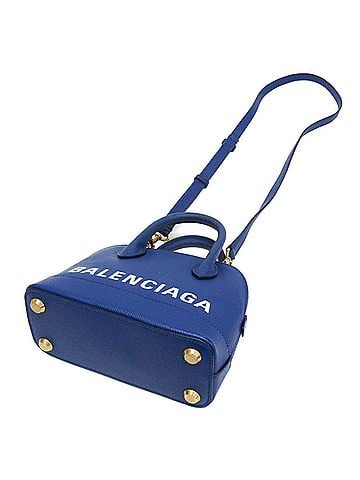 Balenciaga Balenciaga VILLE Top Handle XXS 550646 Women's Leather Handbag,Shoulder Bag Blue (view 2)