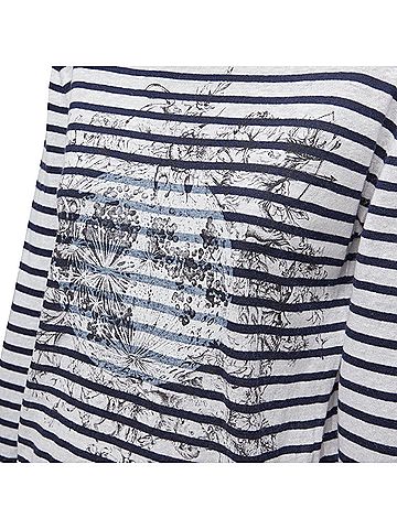 Christian Dior Christian Dior Mariniere Animal Print Stripe Bateau Sweater (view 2)