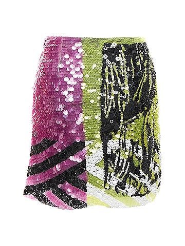 Christian Dior Christian Dior D-Jungle Lion Sequins Pailette Bead Embellished Skirt (view 2)