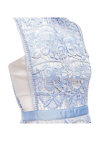 Self-Portrait Self Portrait Guipure Lace Overlay Bandeau Cut Out Dress (view 2)
