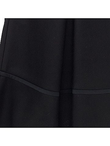 Donna Karan New York Donna Karan Scuba Pleated Tulle Mesh Trim A-Line Skirt (view 2)