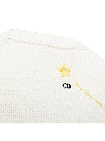 Christian Dior Dior Virgo Wool Cashmere Zodiac Cropped Sweater Top (view 2)